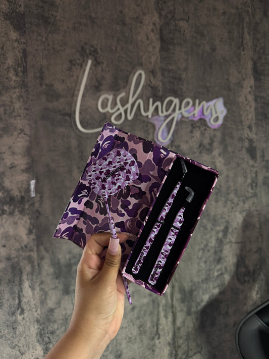B✮pe tweezers purple + mirror